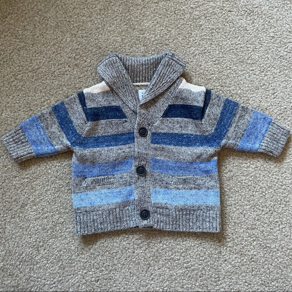 Baby Gap Shawl Collar Sweater 0-3 Months